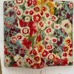Brown Leather Wallet Patricia Nash  with Floral Design